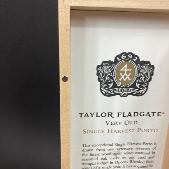 Taylor Fladgate- Very Old Single Harvest Port- 1965 - Limited Edition- Wood Box - Picture 14 of 14